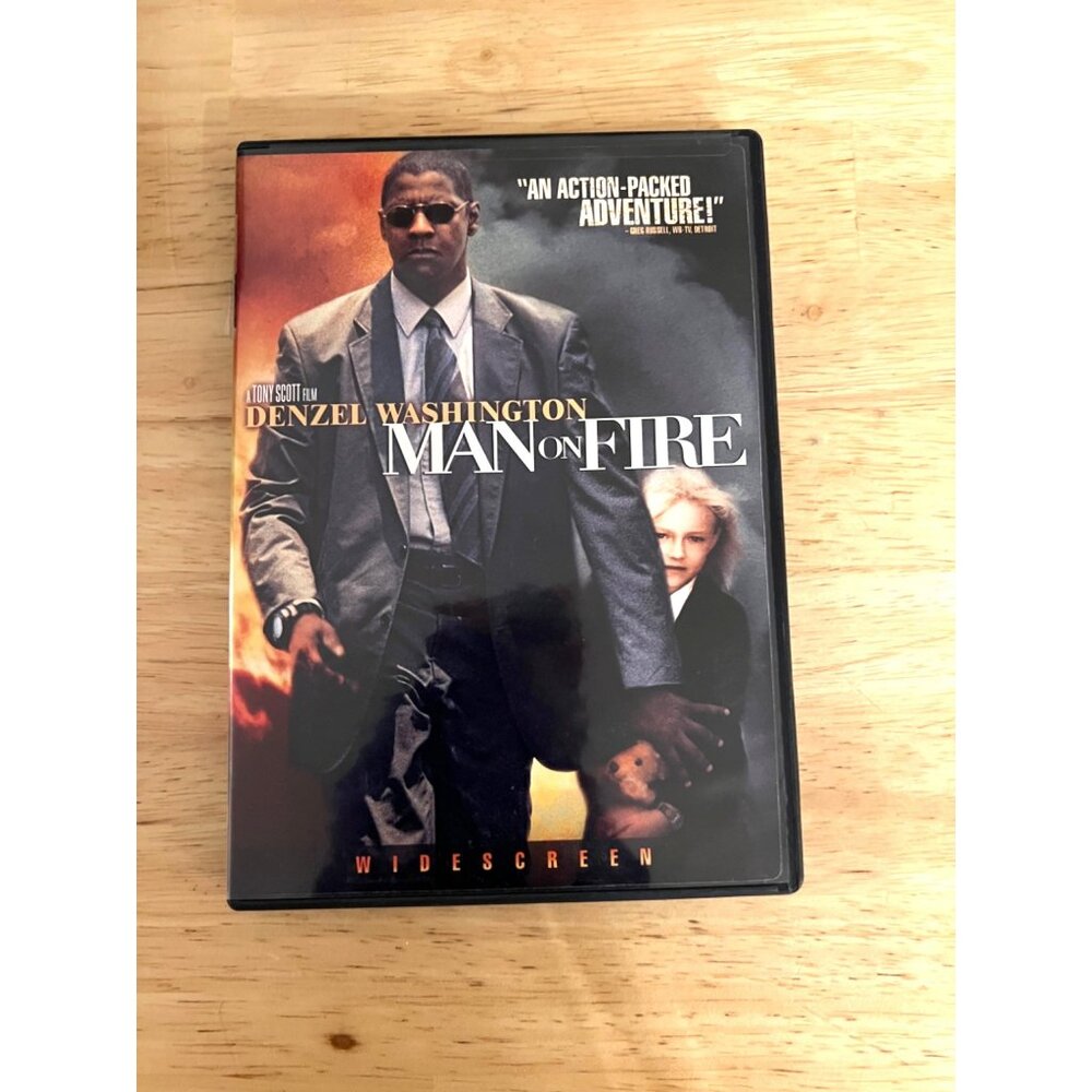Man On Fire 2004 DVD Action Drama Denzel Washington Dakota Fanning New Sealed